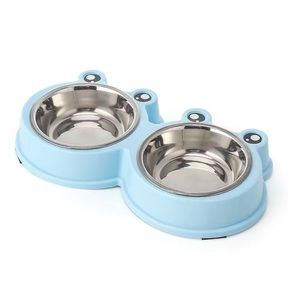 NWT Spoil Your Pet With This Stylish Double Feeding Bowl